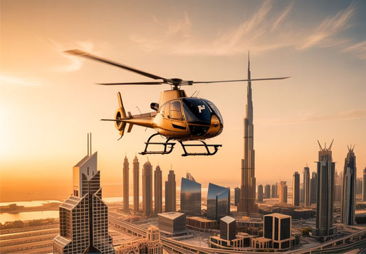 Private Helicopter Tour - Flame Travel Dubai