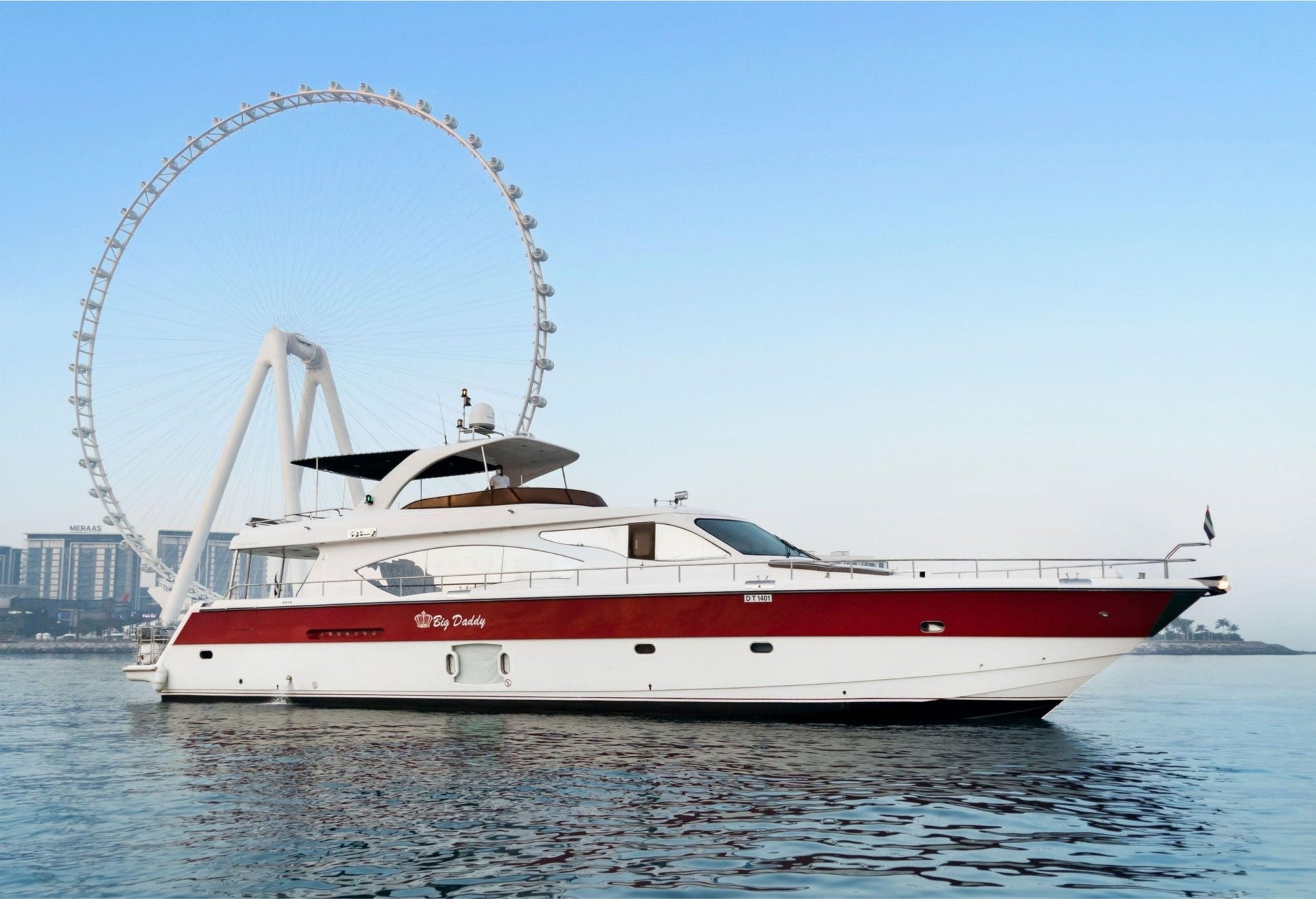 Big dady 90ft(27m) 50 Guest Capacity - Flame Travel Dubai