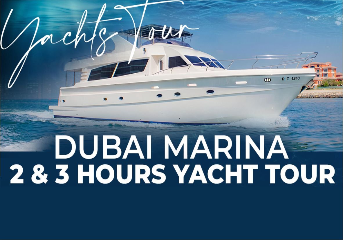 Marina 2 & 3 Hours Shared Yacht Tour - Flame Travel Dubai
